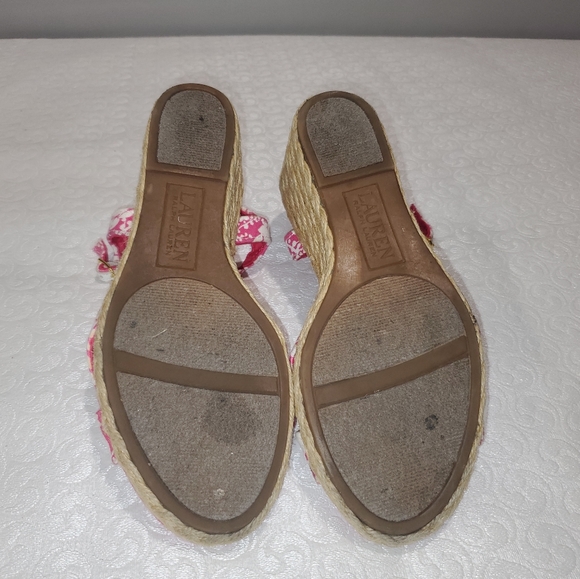 Ladies Ralph Lauren  Callia Espadrille Wedge Sandals - Picture 6 of 7